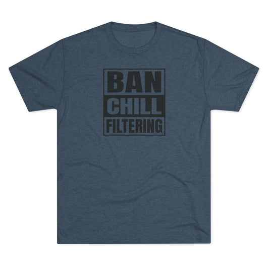 Premium Ban Chill Filtering - Unisex Tri-Blend Crew Tee