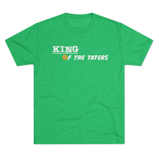 Premium King of the Taters Unisex Tri-Blend Crew Tee